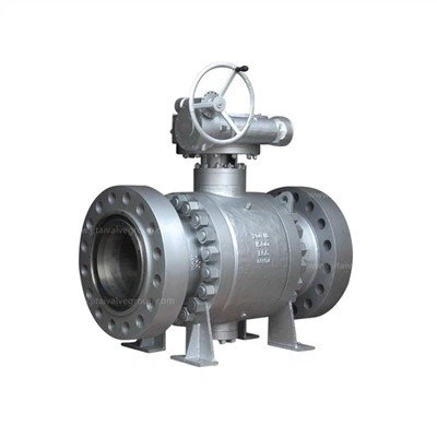 Alloy Steel Trunnion festir kúluventlar